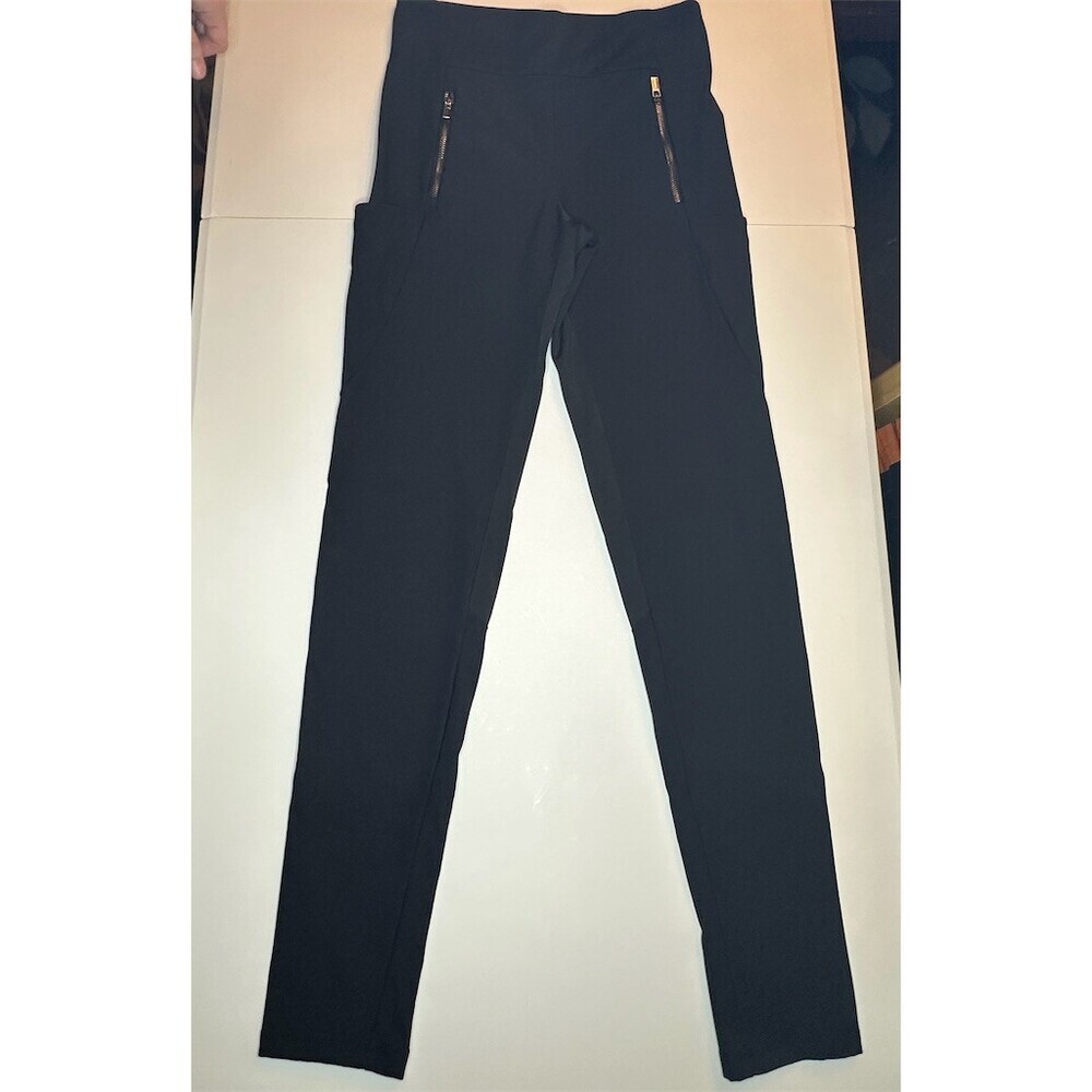 Athleta Stellar Tight Womens Size 4 Tall Black High Rise Ankle Leggings